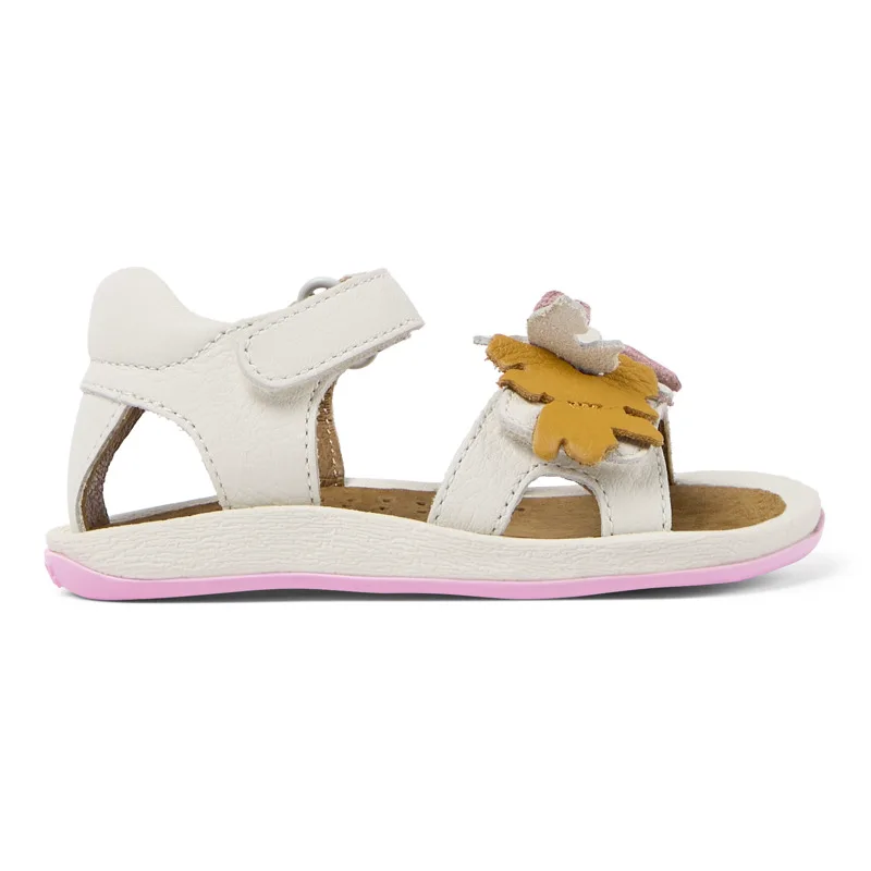CAMPER Twins - Πέδιλα Για Firstwalkers - Λευκό, Μέγεθος 23, Smooth leather