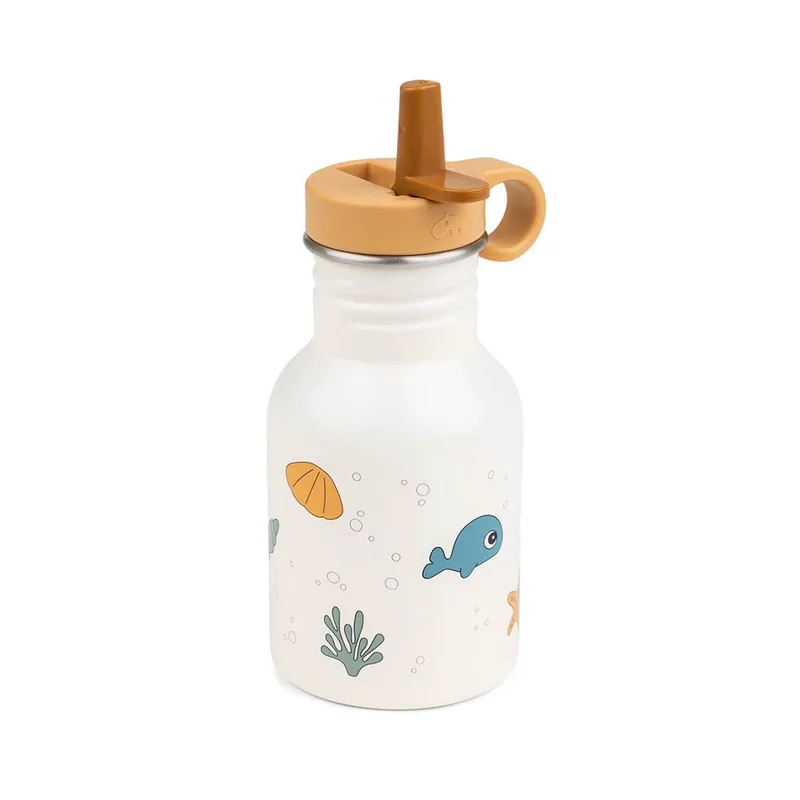 Παγουρίνο Ανοξείδωτο Done By Deer Sea Friends Μπεζ 350ml BR77029