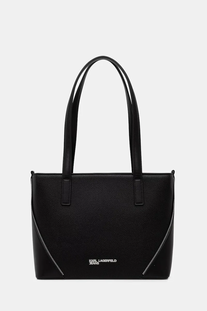Karl Lagerfeld Jeans shopper γυναικεία από απομίμηση δέρματος