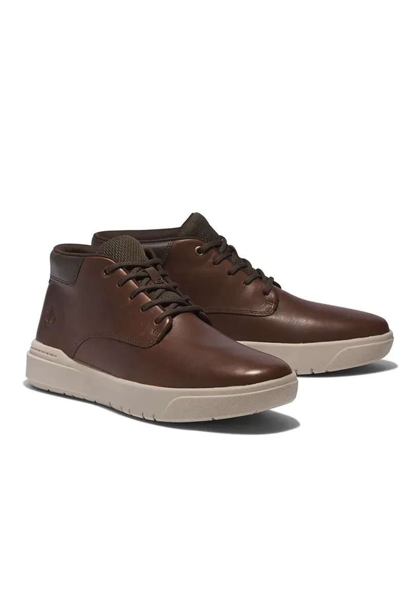 ΑΝΔΡΙΚΟ ΠΑΠΟΥΤΣΙ TIMBERLAND SENECA BAY MID LACE UP SNEAKER ΚΑΦΕ