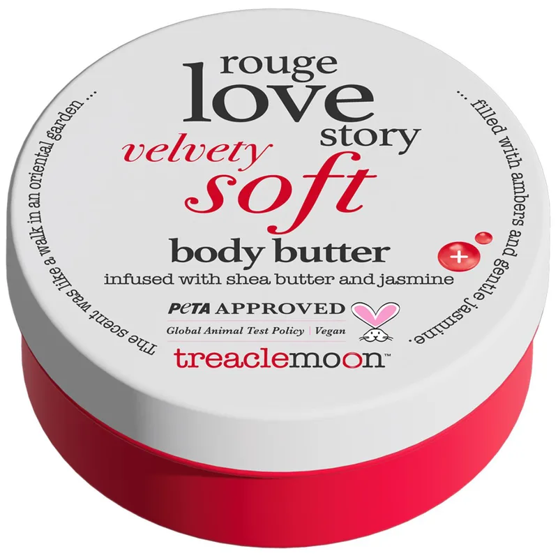 Treaclemoon Rough Love Story Velvety Soft Body Butter Ενυδατική Κρέμα Σώματος με Βούτυρο Καριτέ & Γιασεμί 200ml