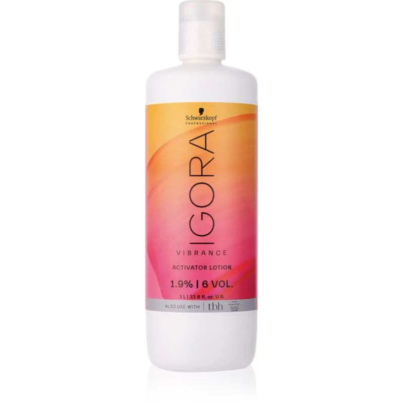 Schwarzkopf Professional IGORA Vibrance γαλάκτωμα ενεργοποίησης 1,9% / 6 Vol. 1000 ml