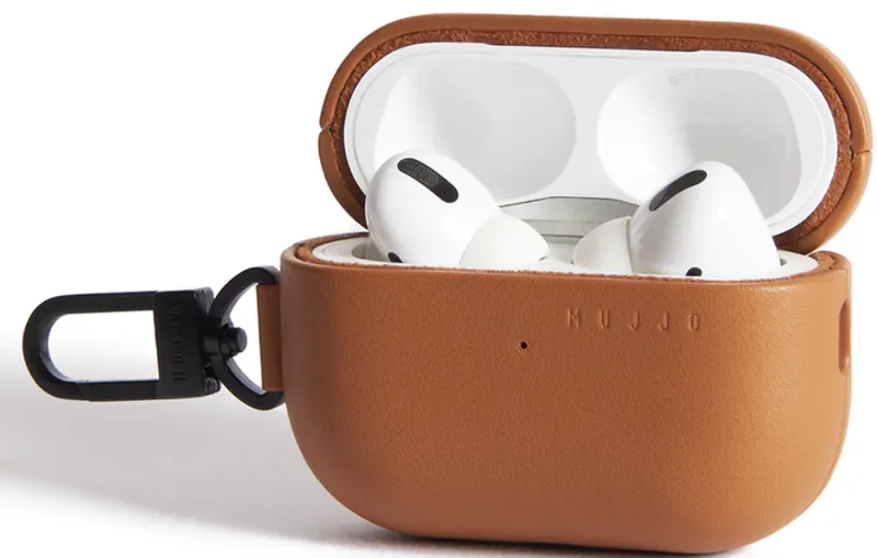 Mujjo Echelon - Premium Σκληρή Θήκη Apple AirPods Pro 2nd Gen από Φυτικό ECCO Δέρμα - Tan (MUJJO-AP-001-TN)