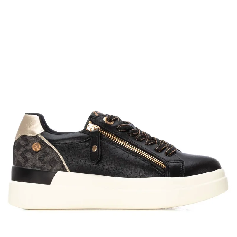 Γυναικεία Xti Γυναικείο Casual Sneaker 144233 Vegan ΜΑΥΡΟ