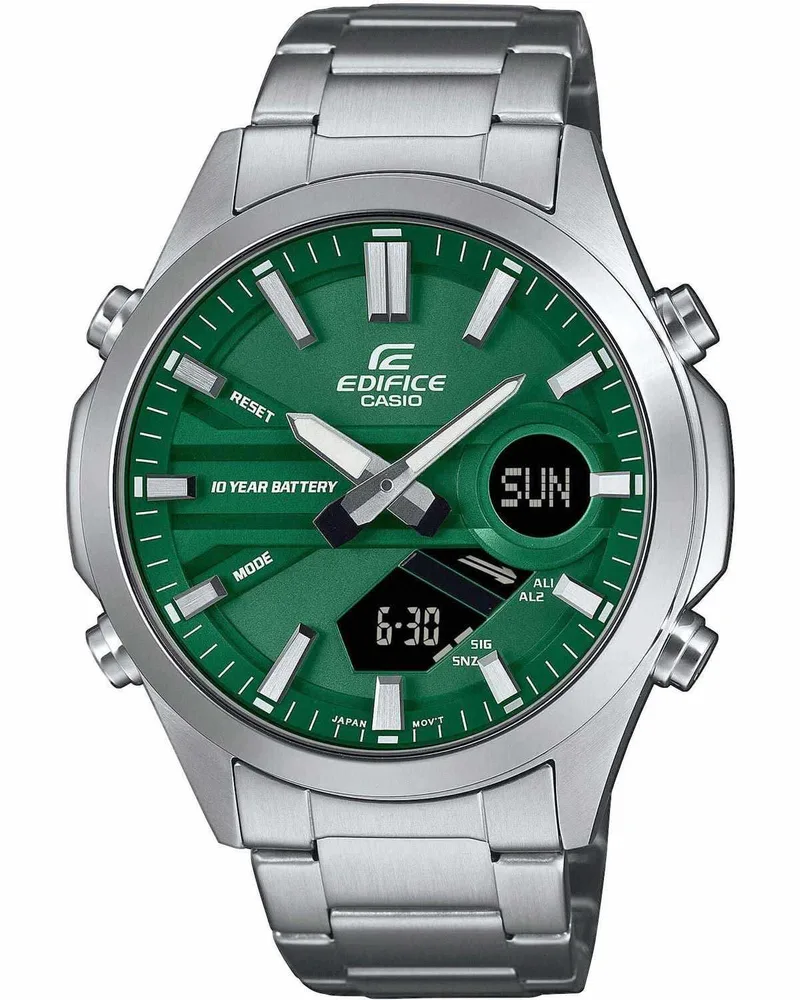 CASIO Edifice Chronograph - EFV-C120D-3AEF, Silver case with Stainless Steel Bracelet