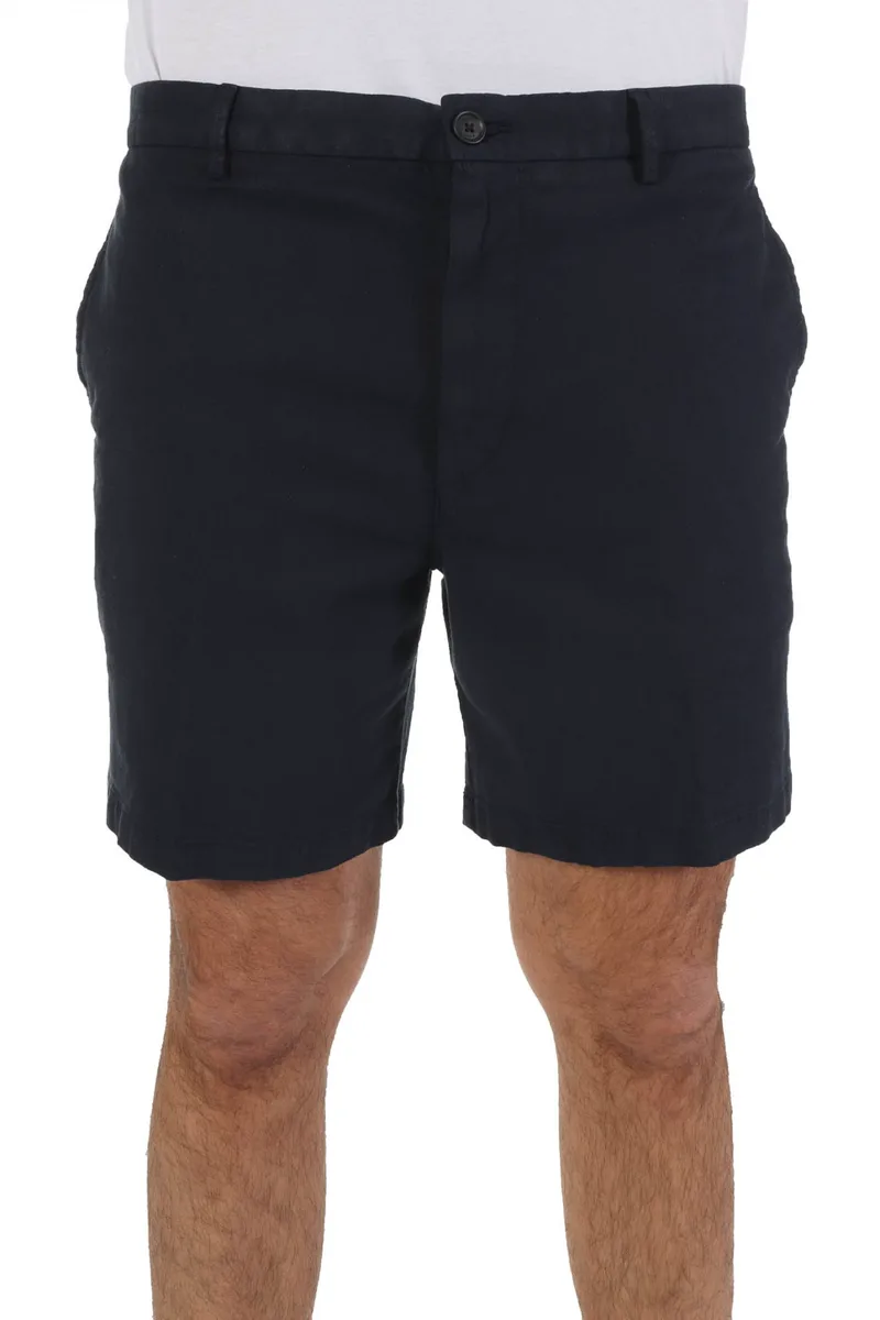 BOSS ΒΕΡΜΟΥΔΑ CHINO SLIM FIT KARLOS SHORTS ΜΠΛΕ