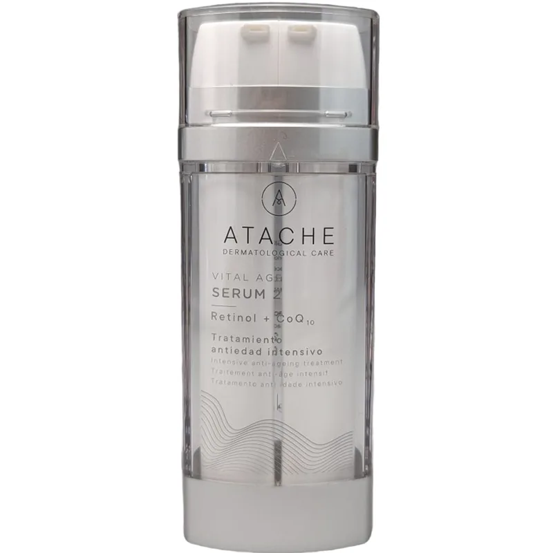 Atache Vital Age Serum 2 Retinol & CoQ10 Intensive Anti Ageing Treatment Αντιγηραντικός Ορός Προσώπου με Ρετινόλη 30ml