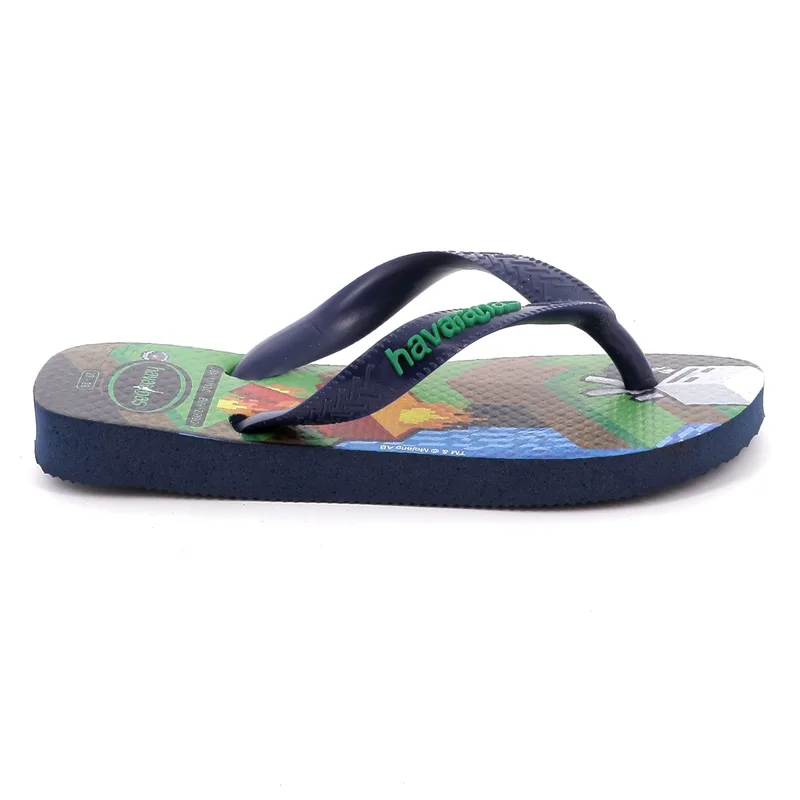 Παιδική Σαγιονάρα για Αγόρι Havaianas Kids Minecraft Top Χρώματος Μπλε 4145125-0555