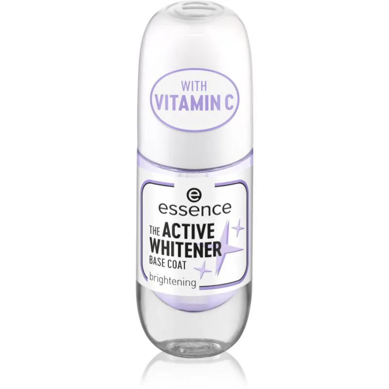 essence Active Whitener βάση βερνίκι νυχιών με λευκαντική δράση 8 ml
