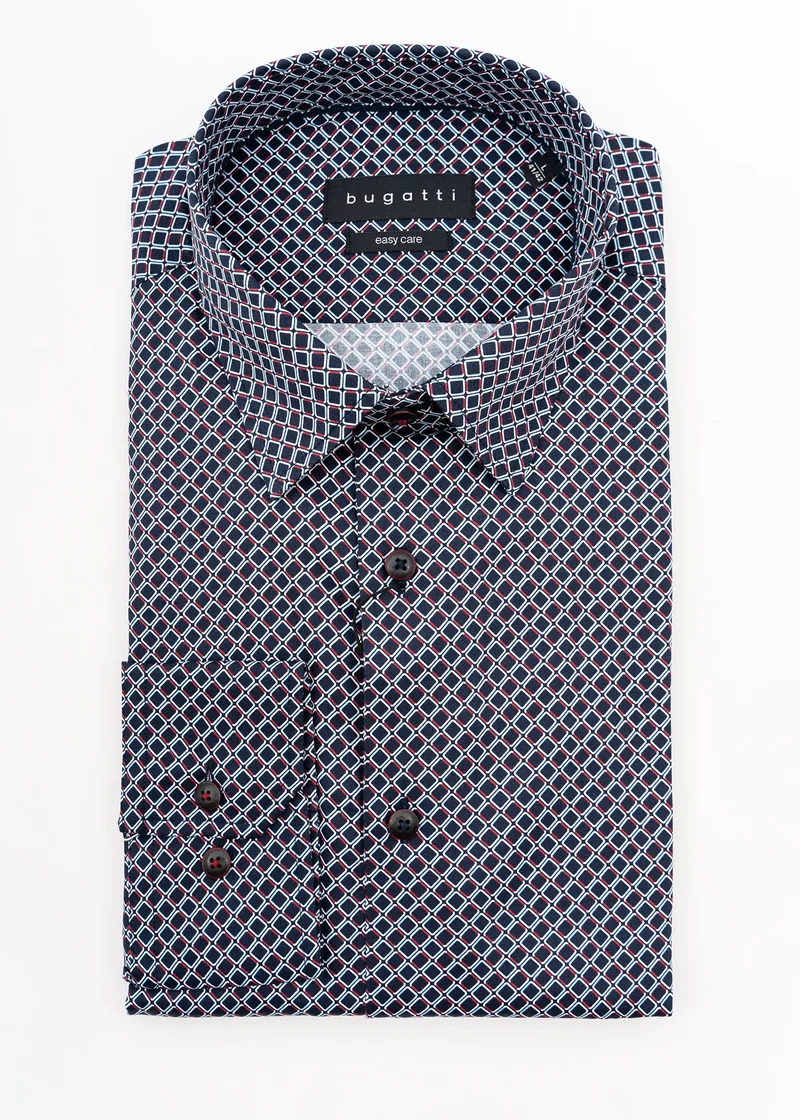 Bugatti Πουκάμισο της σειράς Graphic - 9750 48525 390 Navy