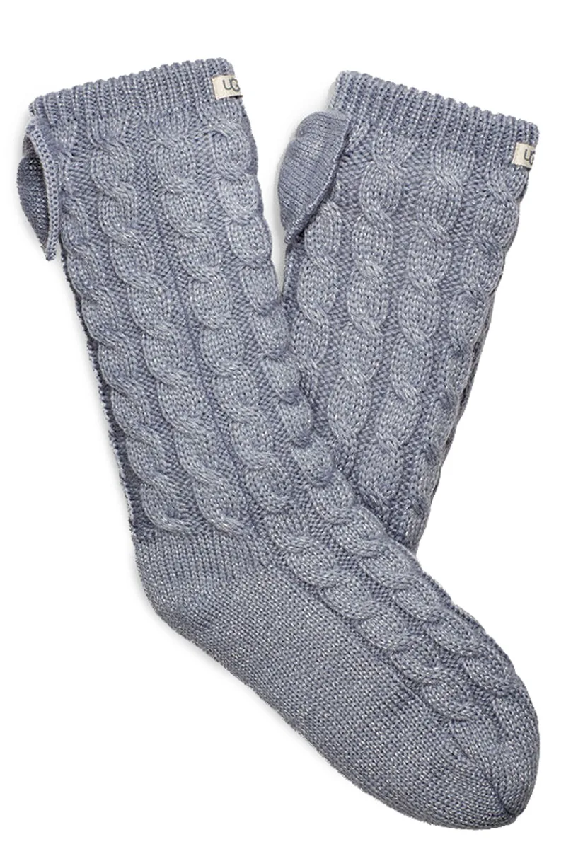 Κάλτσες Ugg Laila Bow Fleece Lined 1113637-DISL Γυναικείο