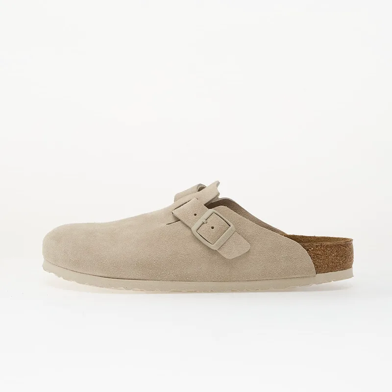 Sneakers Birkenstock Boston Suede Leather Unisex Oyster EUR 44