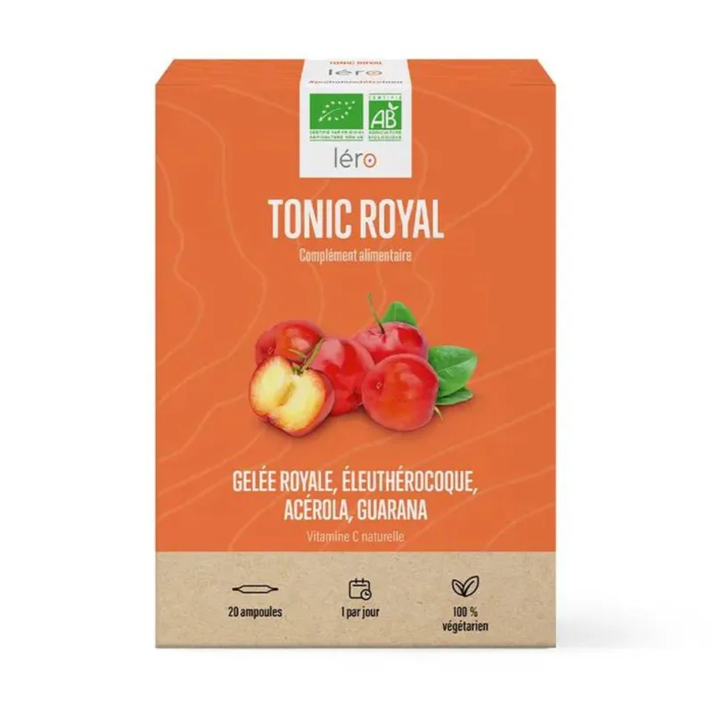 Lero Organic royal jelly tonic 20 ampoules of 10ml