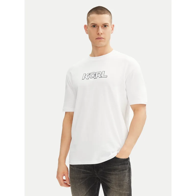 KARL LAGERFELD T-Shirt 755156 552235 Λευκό Regular Fit