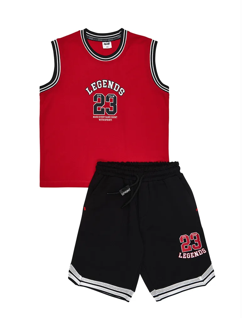 SPRINT SET JUNIOR BOY 261-3045-400 Red
