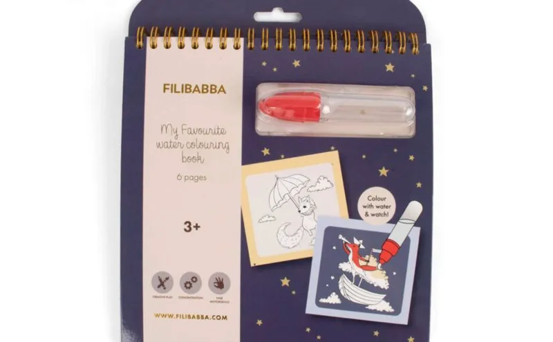 Filibabba Water Colouring Book – Dreamy Adventurers