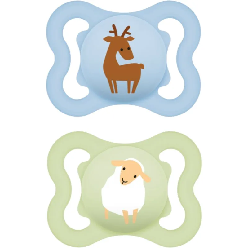 MAM Air 0+ months πιπίλα Blue/ Green 2 τμχ