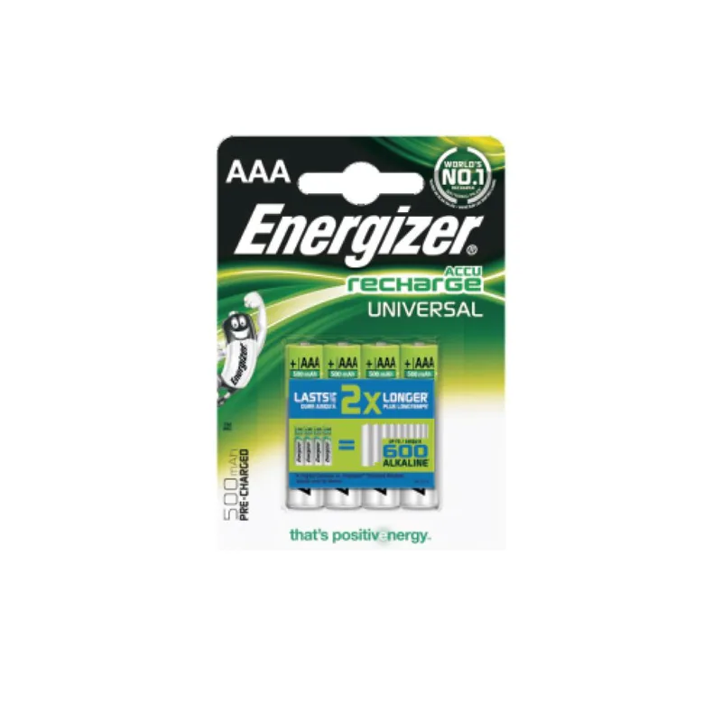 Επαναφορτιζόμενες μπαταρίες σε blister AAA/500mAh Energizer