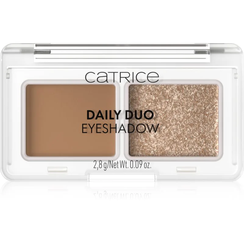 Catrice Daily Duo Eyeshadow διπλές σκιές ματιών απόχρωση 010 Everyday Nude 2.8 γρ