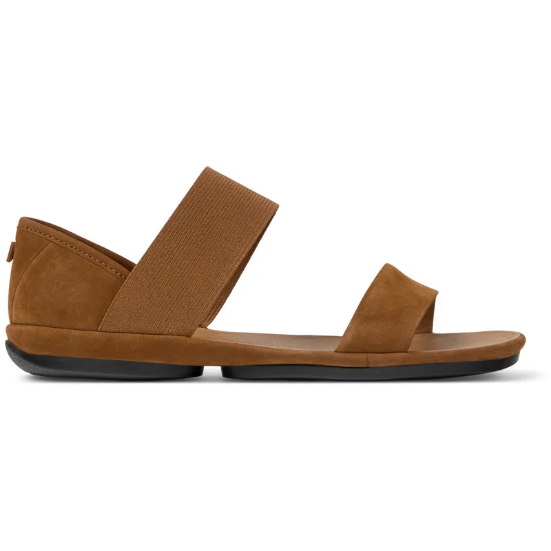 CAMPER Right - Πέδιλα Για Γυναικεία - Καφέ, Μέγεθος 40, Suede