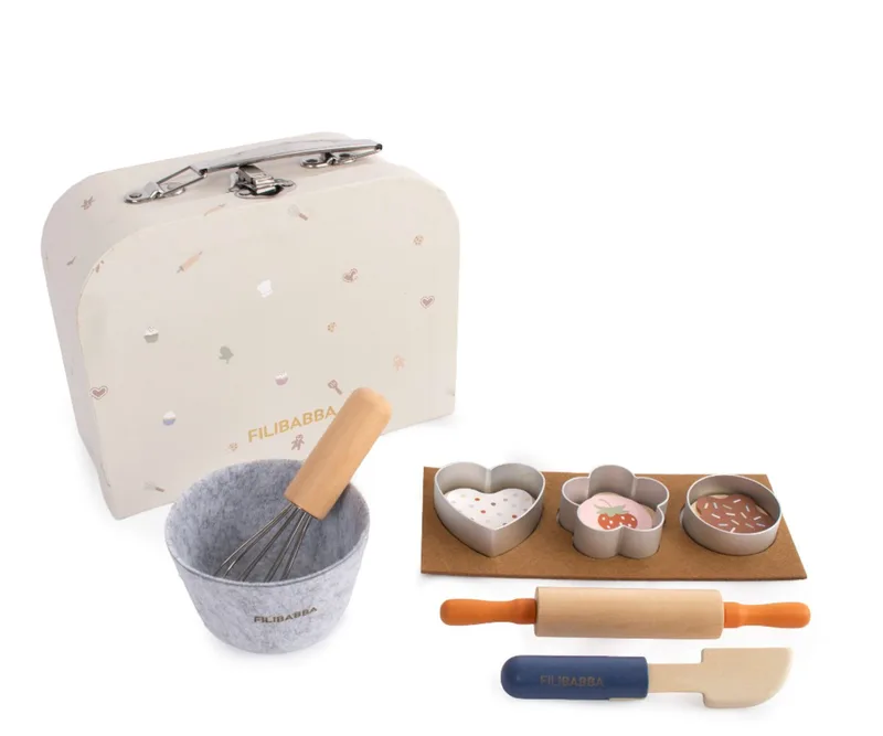 Filibabba Play Set - Wooden Toys - Little Baker