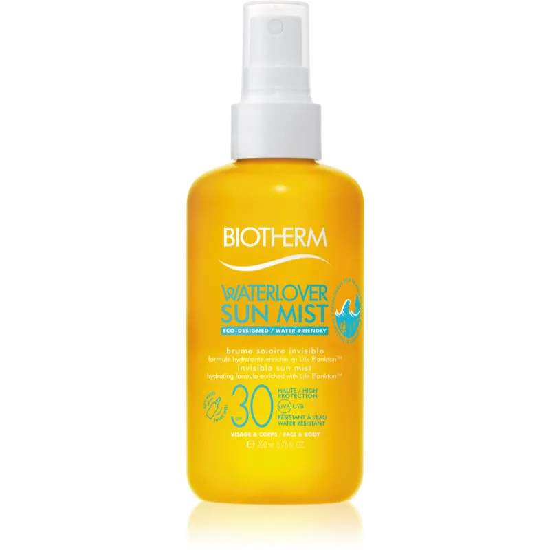 Biotherm Waterlover Sun Mist SPF 30 αδιάβροχο αντηλιακο mist SPF 30 200 ml