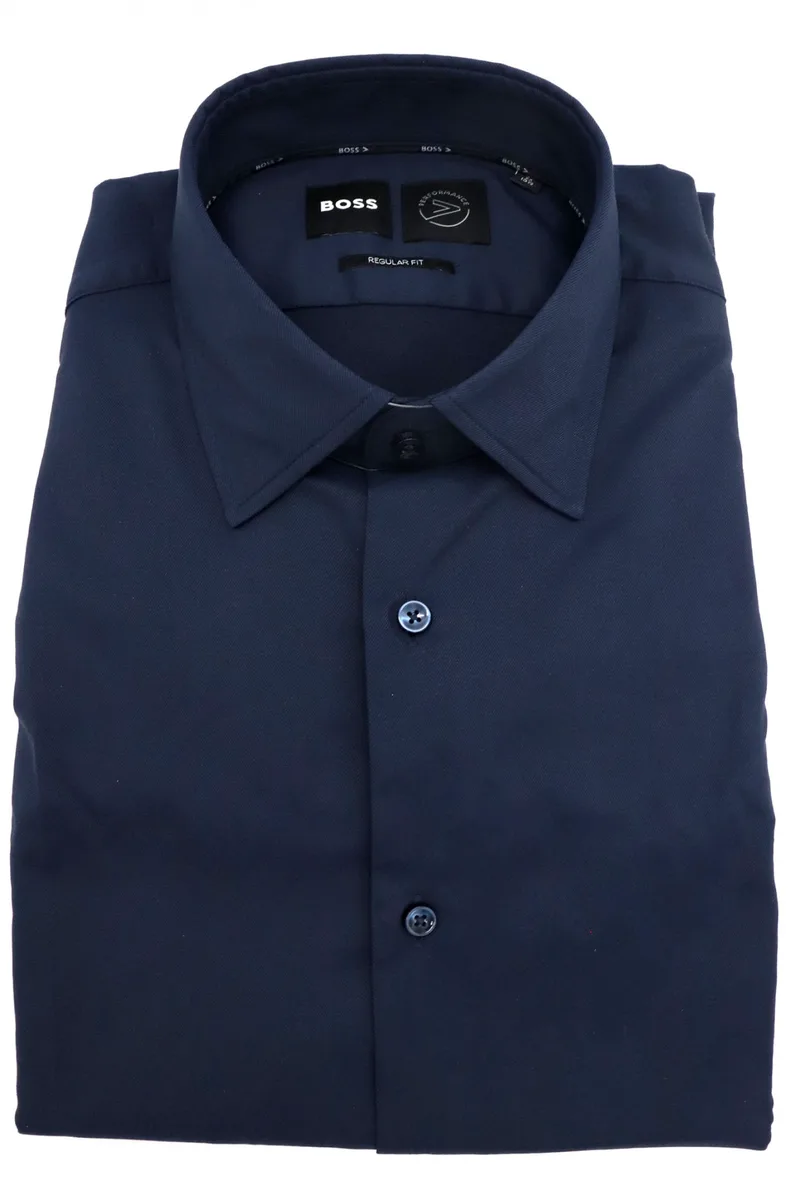 BOSS PERFORMANCE ΠΟΥΚΑΜΙΣΟ REGULAR FIT P-JOE-KENT-C1-222 ΜΠΛΕ