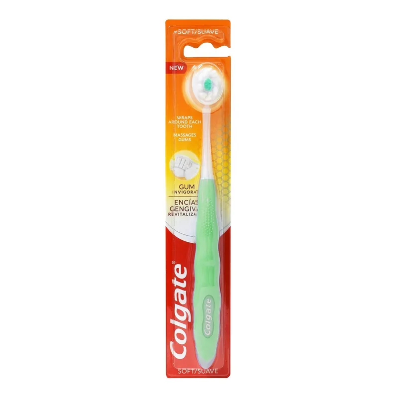 Colgate Gum Invigorate Οδοντόβουρτσα για Βαθύ Καθαρισμό Soft, 1 Τεμάχιο - Σιελ
