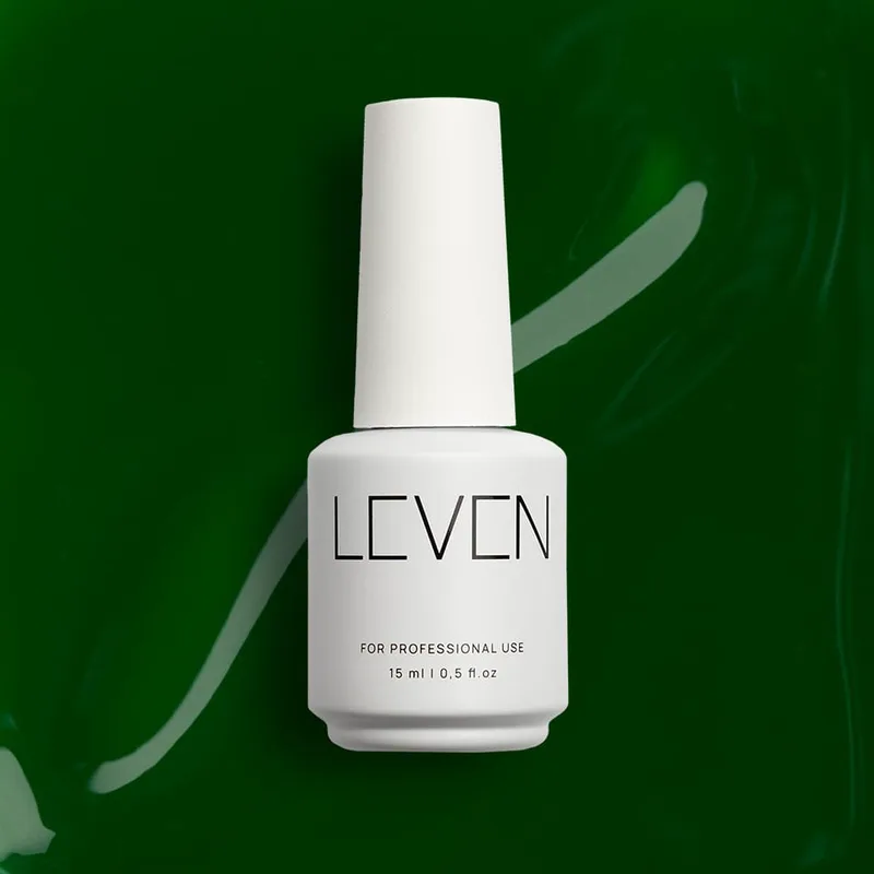 Leven | Ημιμόνιμο βερνίκι 15ml no. 076 Evergreen