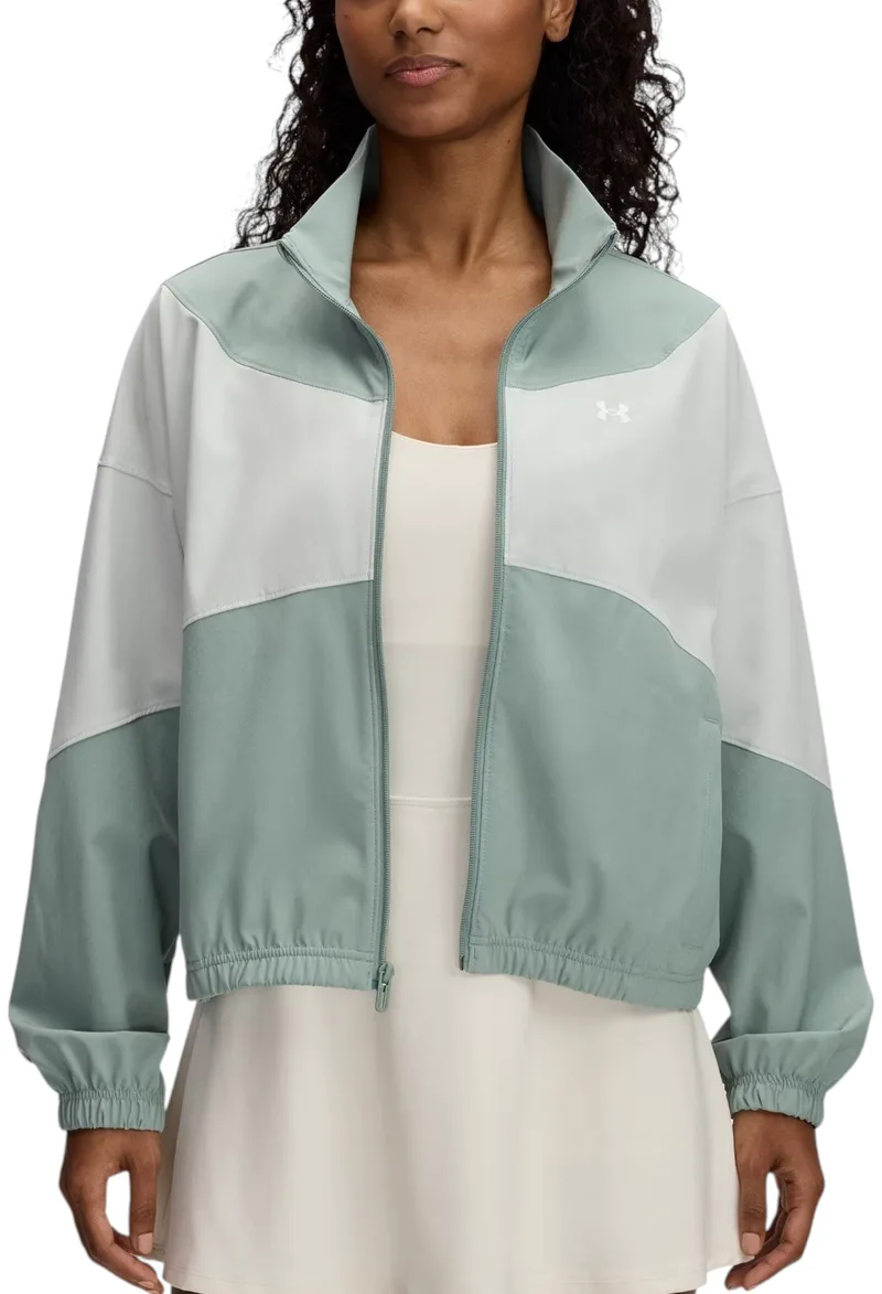 Μπουφάν Under Armour Rival Woven Jacket 1389631-348 Γυναικείο