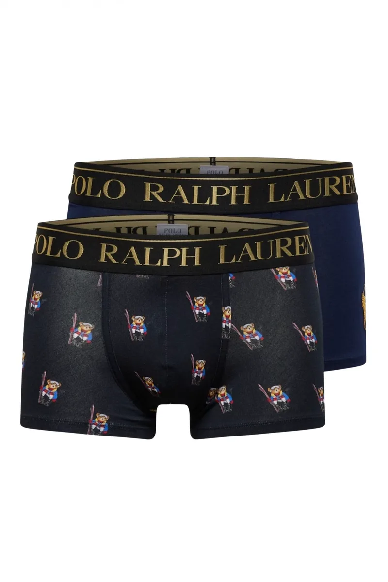 RALPH LAUREN UNDERWEAR ΕΣΩΡΟΥΧΟ ΣΕΤ 2PACK STRETCH COTTON TRUNK ΜΠΛΕ