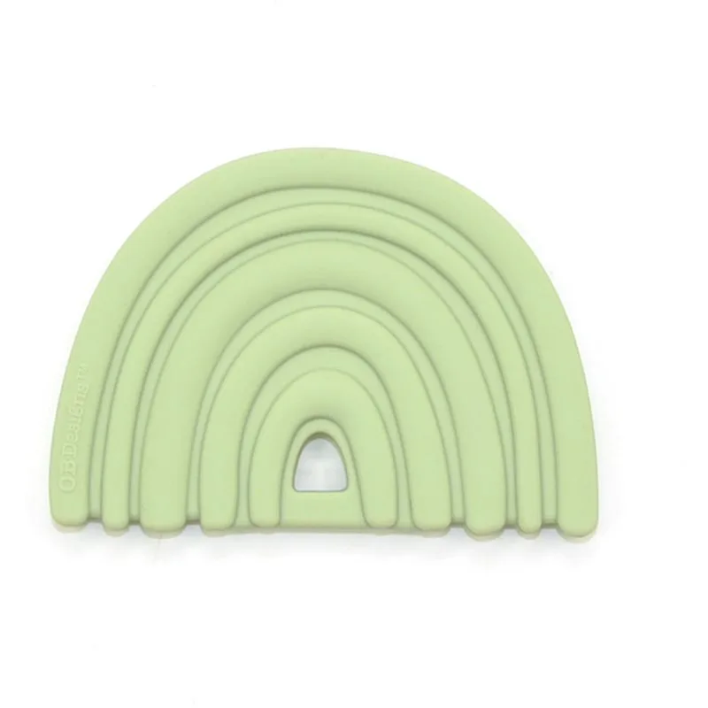 O.B Designs Rainbow Teether μασητικό Green 3m+ 1 τμχ