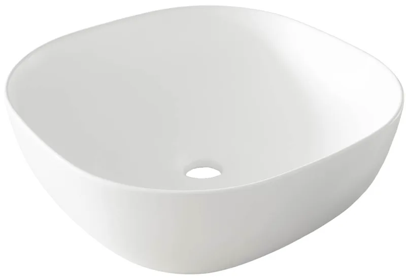 Νιπτήρας Επικαθήμενος Ceramita σειρά Encore 40 Λευκό Ματ (41x41cm)