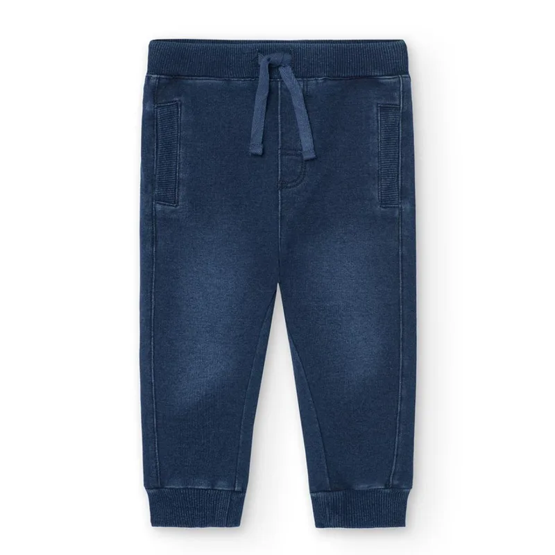 Παντελόνι φούτερ αγόρι Boboli-390248-BLUE