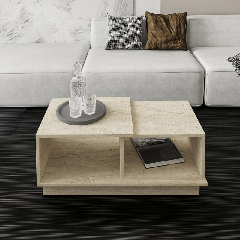 Τραπέζι Σαλονιού Consept - Travertine 382Nrc1215 (90x36x45)