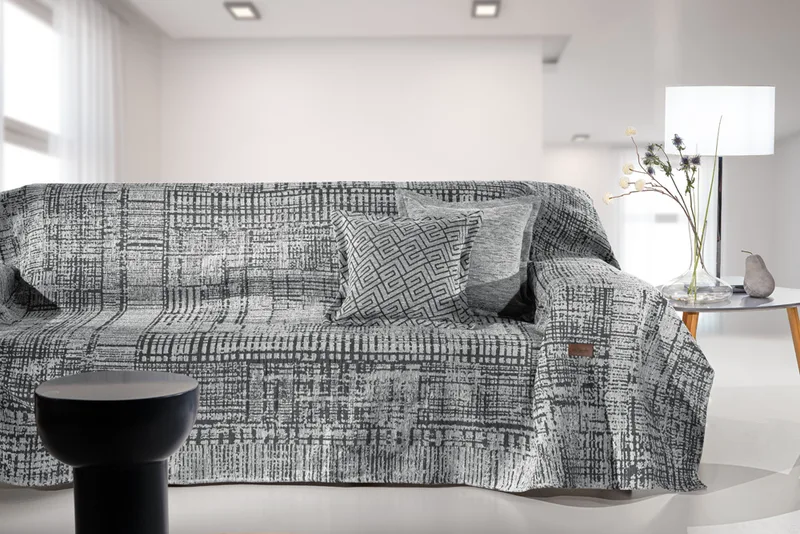 Ριχτάρι Διθέσιος Polycotton Chenille Melbourne Silver 180x250εκ. Guy Laroche (Χρώμα: Ασημί , Ύφασμα: 37% Βαμβάκι-21% Polyester-42% Acrylic) - Guy Laroche - 5206480666599