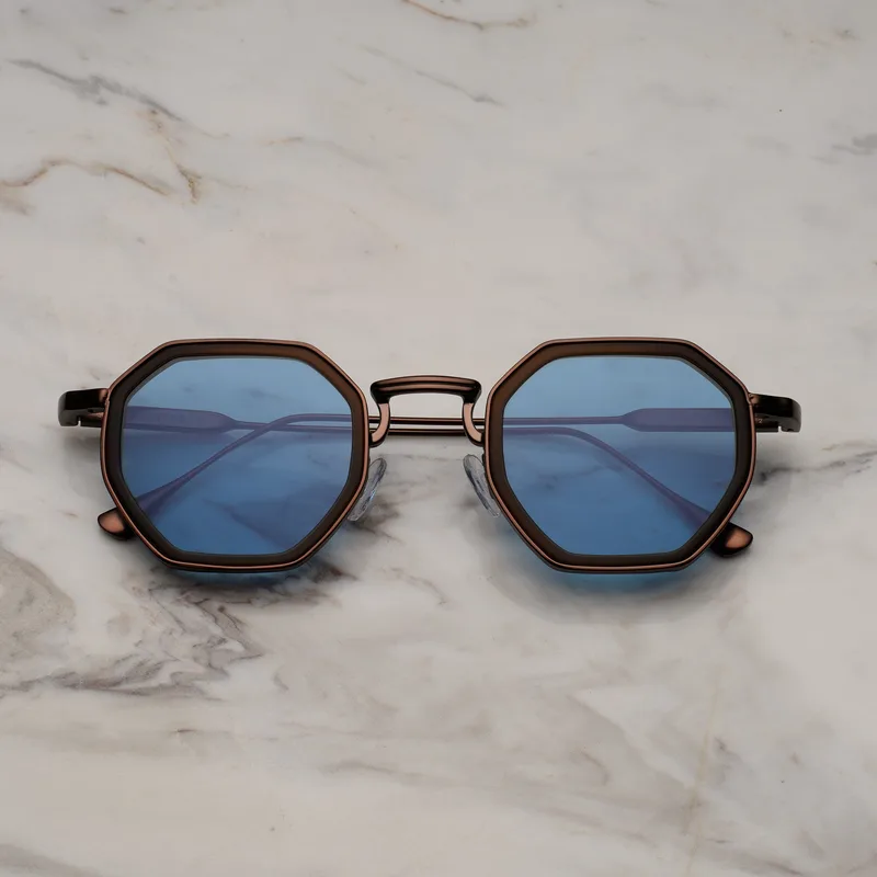 BEX A17EP6M - BEX - MATT BRONZE & MATT BROWN - BLUE Sunglasses | Matt Bronze & Matt Brown - Blue | Matt Bronze & Matt Brown - Blue Shades | Explicit Poets Sunglasses