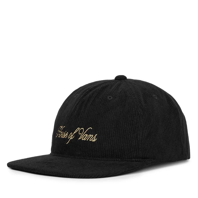 Καπέλο Jockey Vans Leisure Low Unstructured VN000NPB Μαύρο