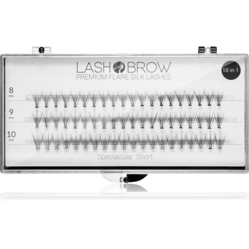 Lash Brow Premium Flare Silk Lashes τεχνητές βλεφαρίδες Spectacular Short 1 τμχ