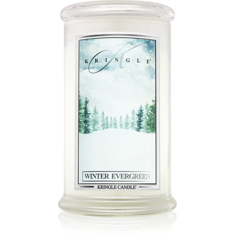 Kringle Candle Winter Evergreen αρωματικό κερί 624 γρ