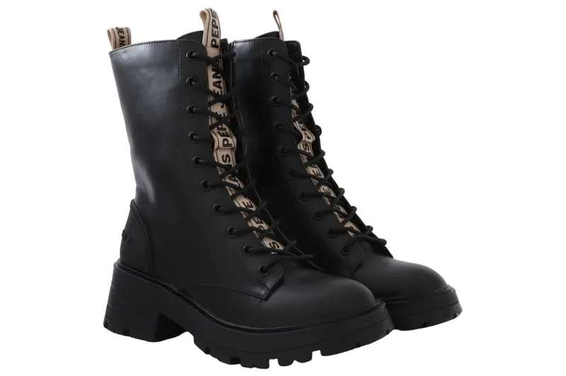 Μποτάκια Pepe Jeans Soda Block PLS50487-999-BLACK Γυναικείο