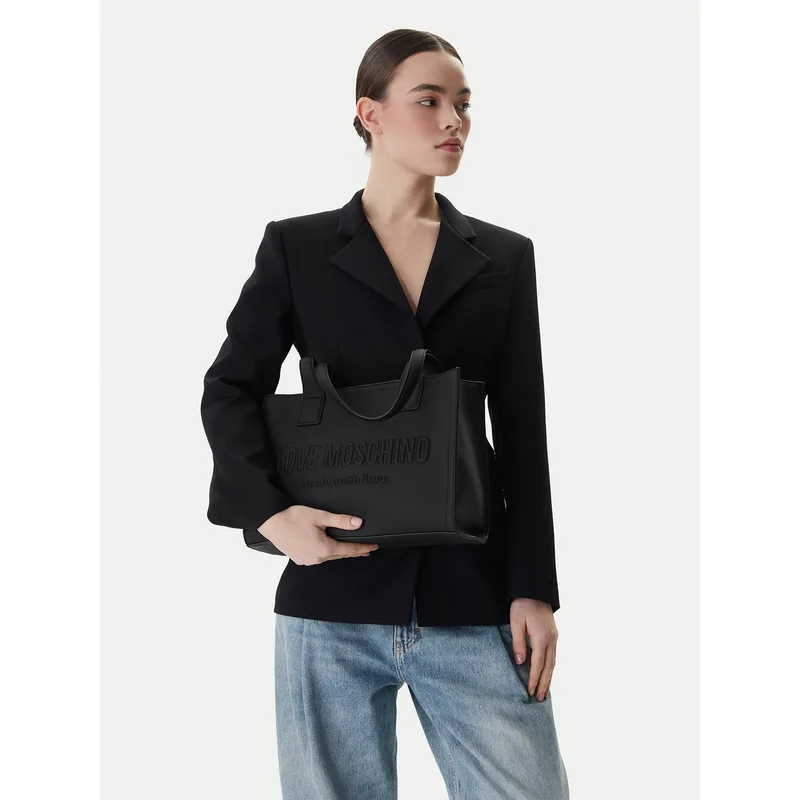 Τσάντα LOVE MOSCHINO JC4045PP1OLE0000 Μαύρο