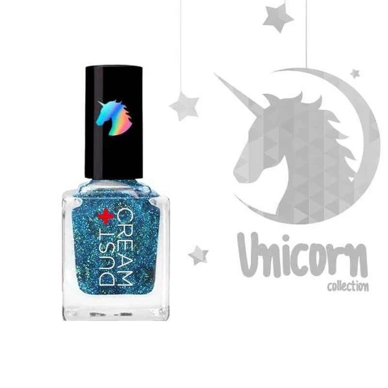 ΒΕΡΝΙΚΙ ΝΥΧΙΩΝ UNICORN No 073 ΤΙΡΚΟΥΑΖ ΣΚΟΥΡΟ ΠΕΡΛΕ FALLING STAR 11,5ML