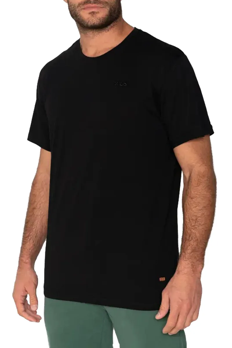 Μπλούζα Κοντομάνικη Fila Teo APJC0018-BLACK Ανδρικό