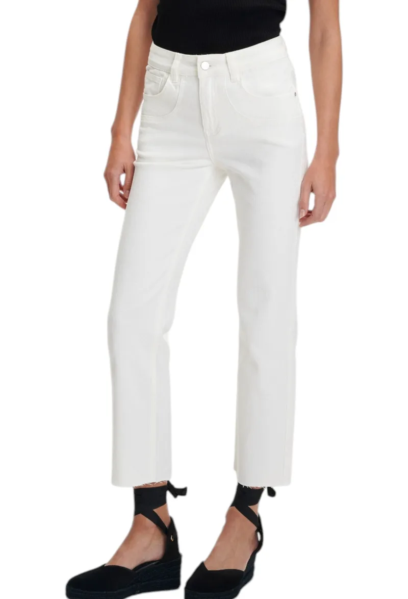 Παντελόνι Jean Ale Slim Fit 8920567-WHITE Γυναικείο