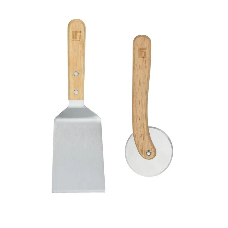 Σετ 2τμχ Ρόδα Κοπής & Σπάτουλα Για Pizza Bergner BG040317MM (Υλικό: Ανοξείδωτο) - Bergner - BG040317MM