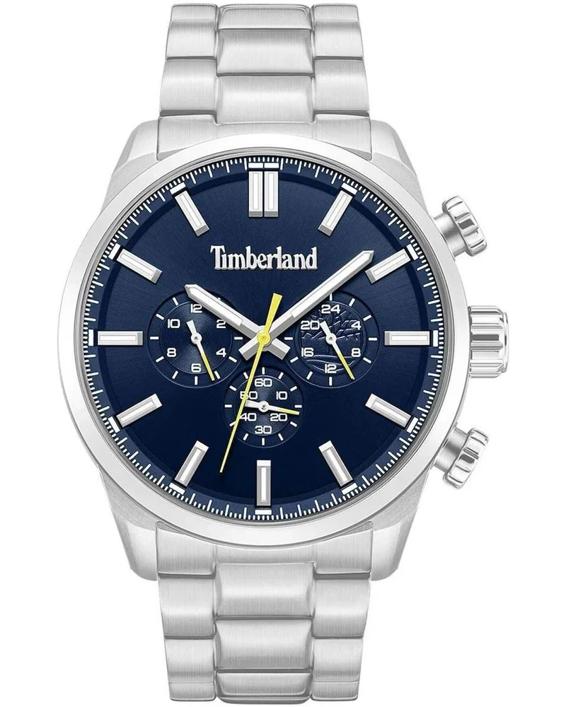 TIMBERLAND Henniker II Chronograph - TDWGK0095301, Silver case with Stainless Steel Bracelet