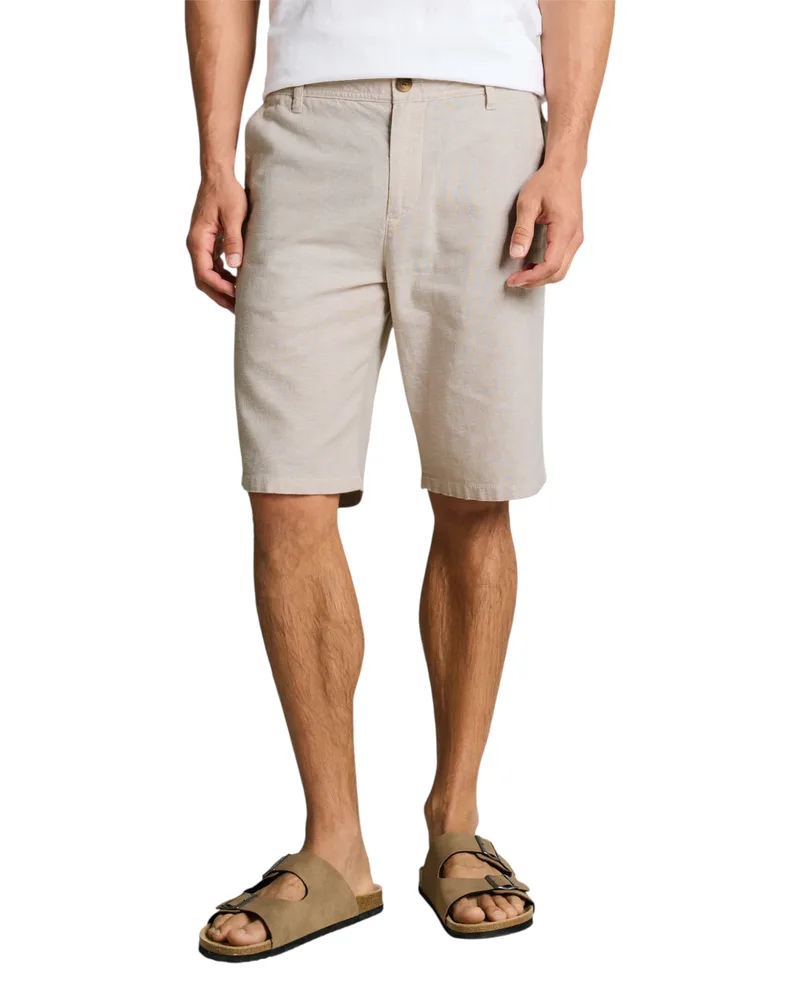 Tom Tailor Ανδρική Βερμούδα Λινή Chino 1049623-39587 Μπεζ