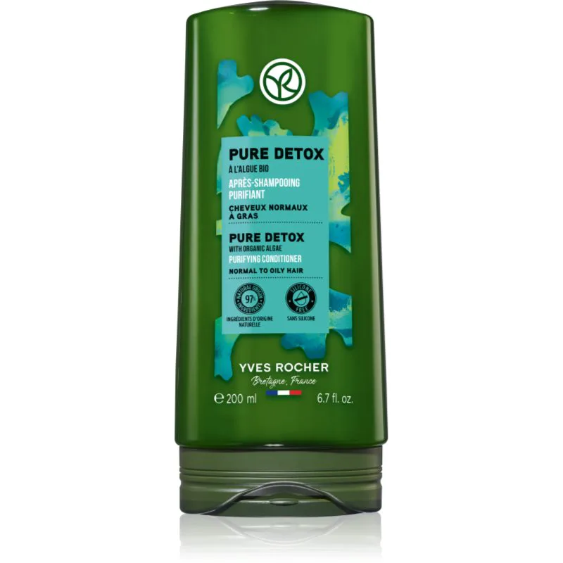 Yves Rocher Pure Detox καθαριστικό κοντίσιονερ 200 ml