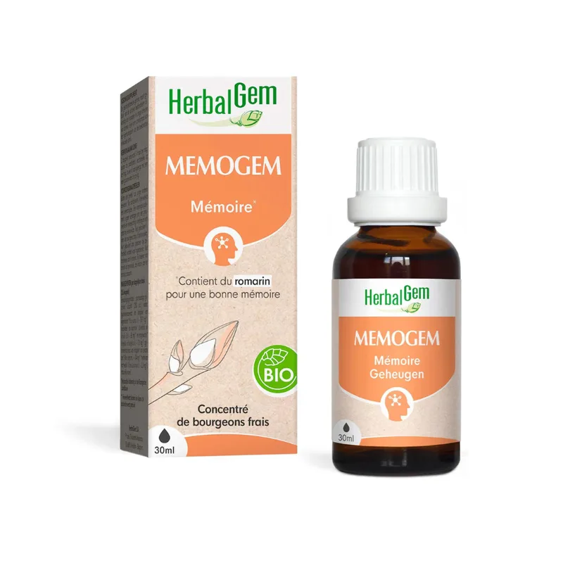 Herbalgem Memogem Bio Memoria Gemmotherapy Complexes 30ml